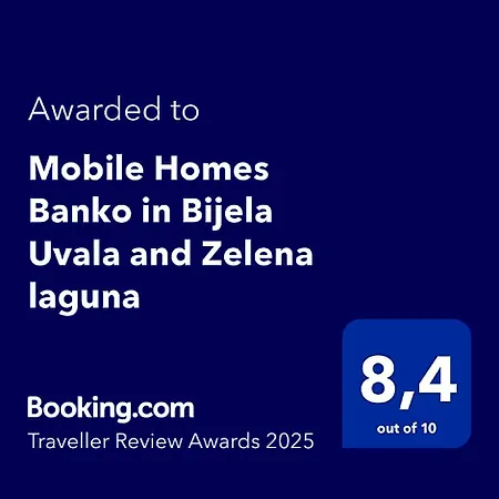 Mobile Homes Banko In Bijela Uvala And Zelena Laguna 4*